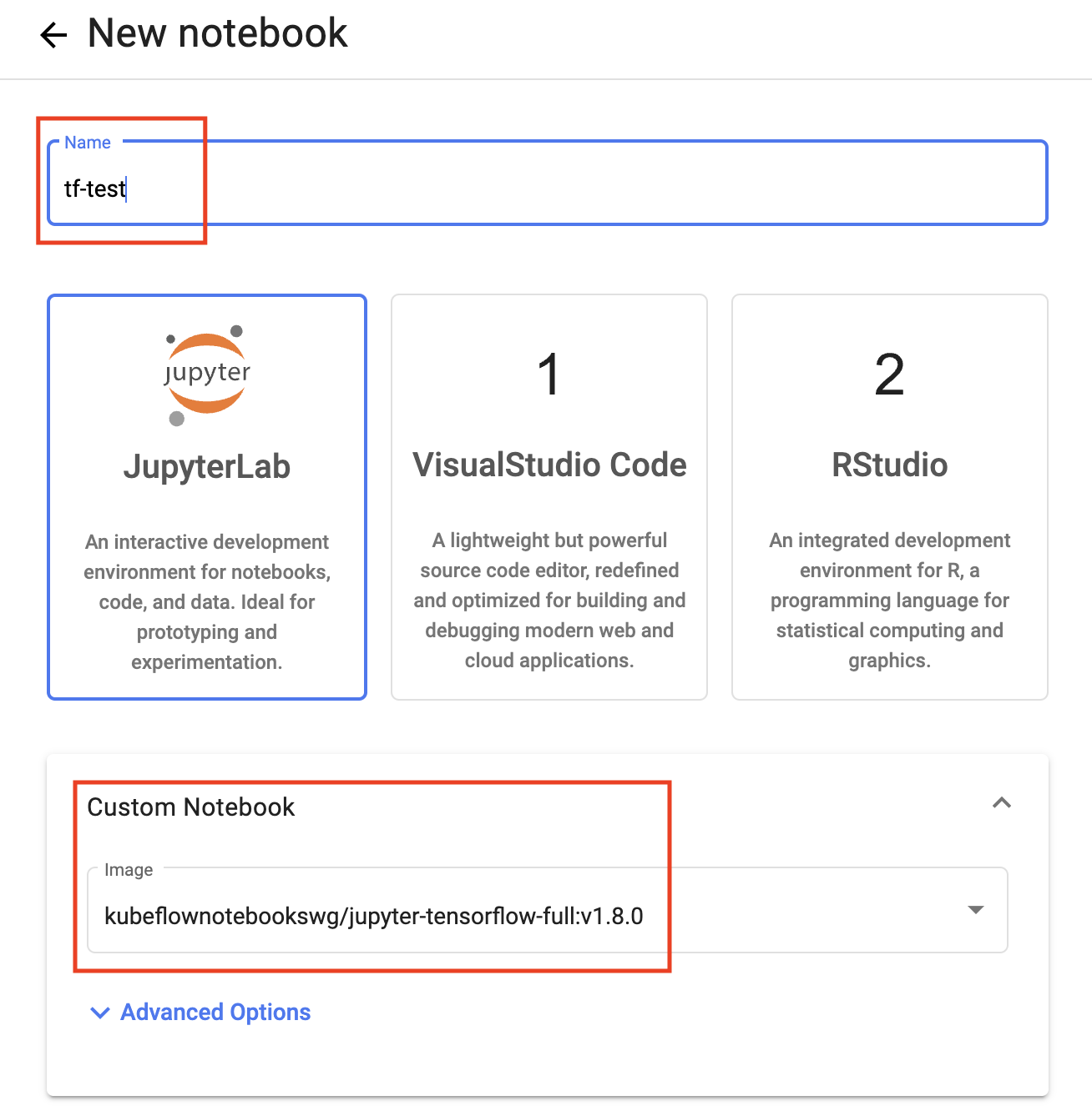 New TensorFlow Notebook