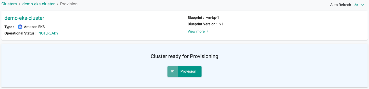 Cluster Provision