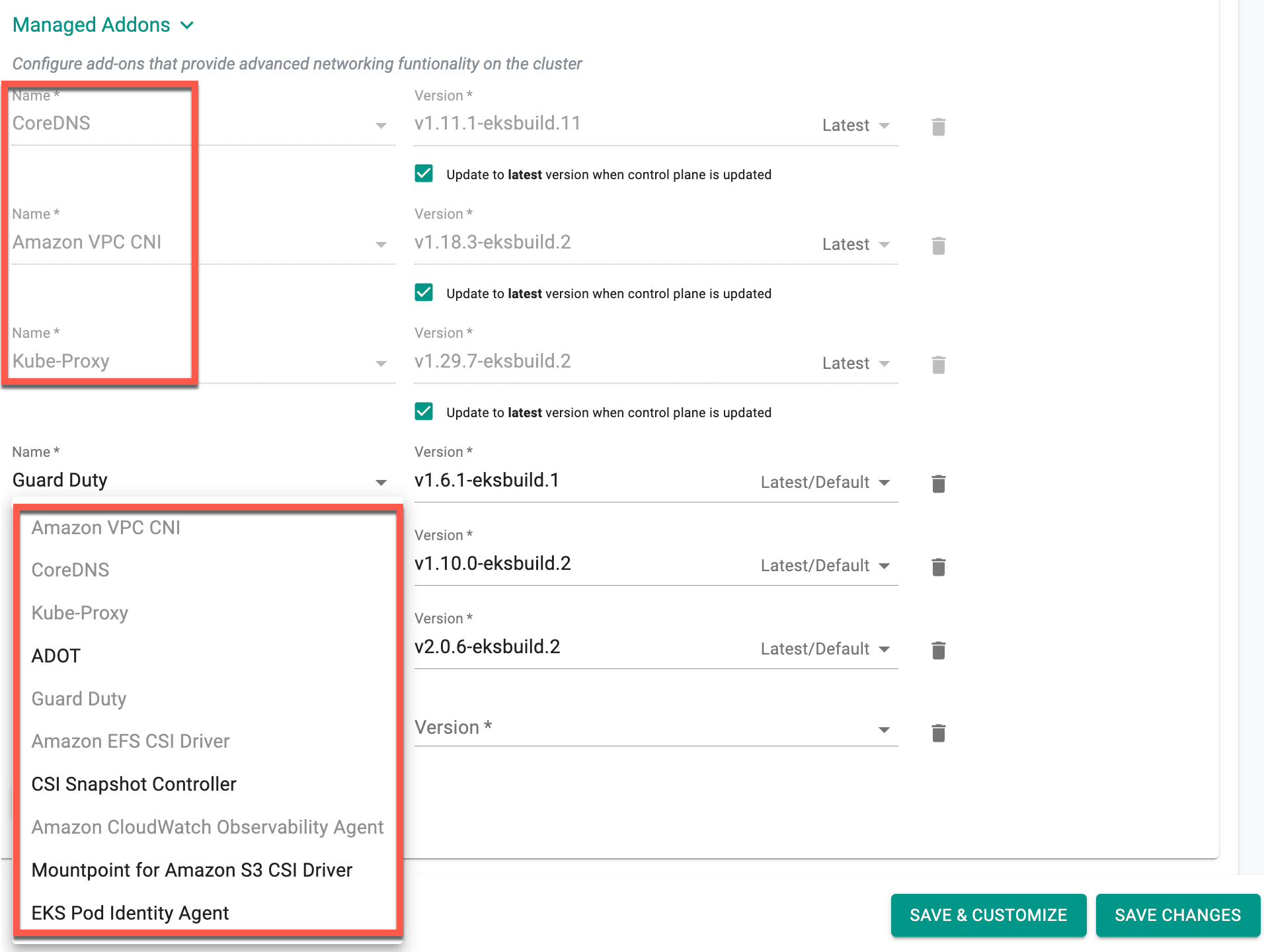 Configure EKS Cluster