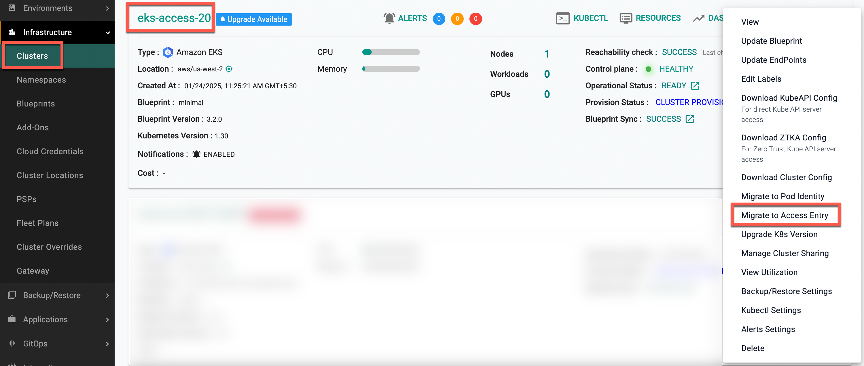 EKS Node Groups Settings