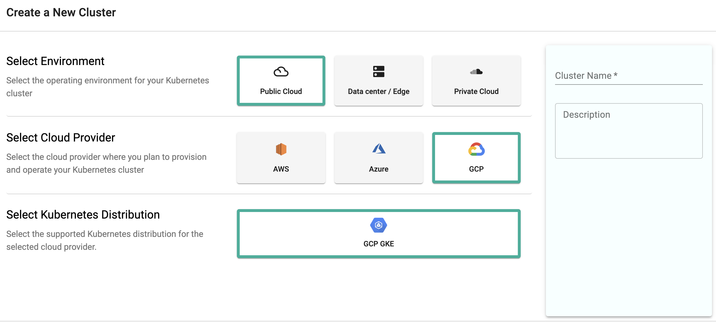 Create GKE Cluster