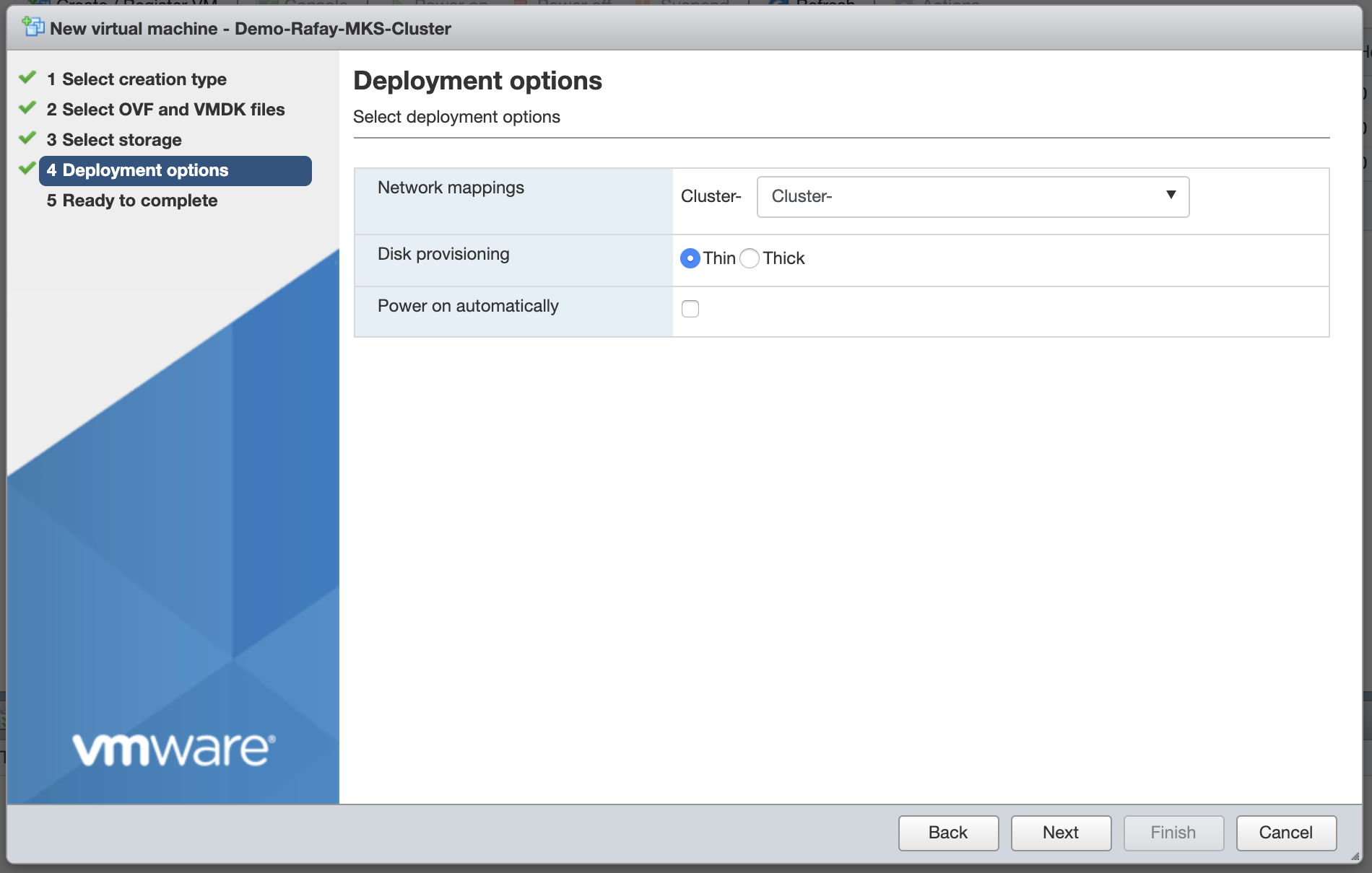 Launch VM for Node