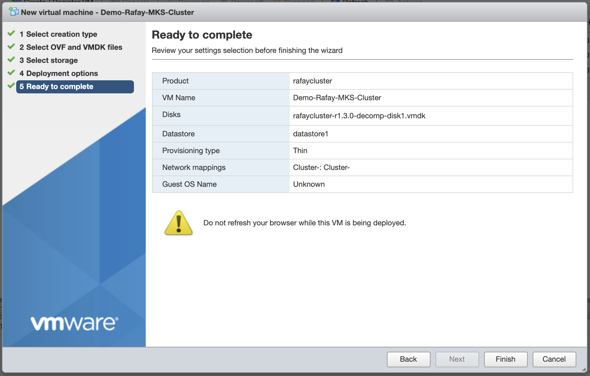 Launch VM for Node