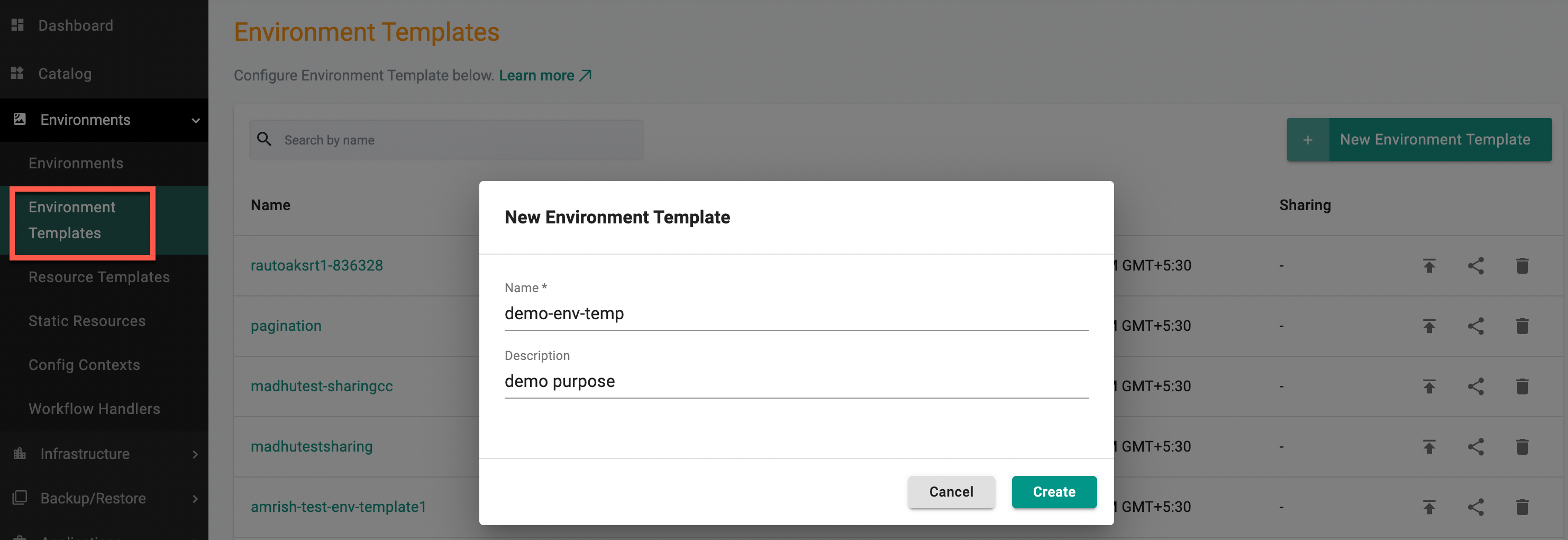 Env Template