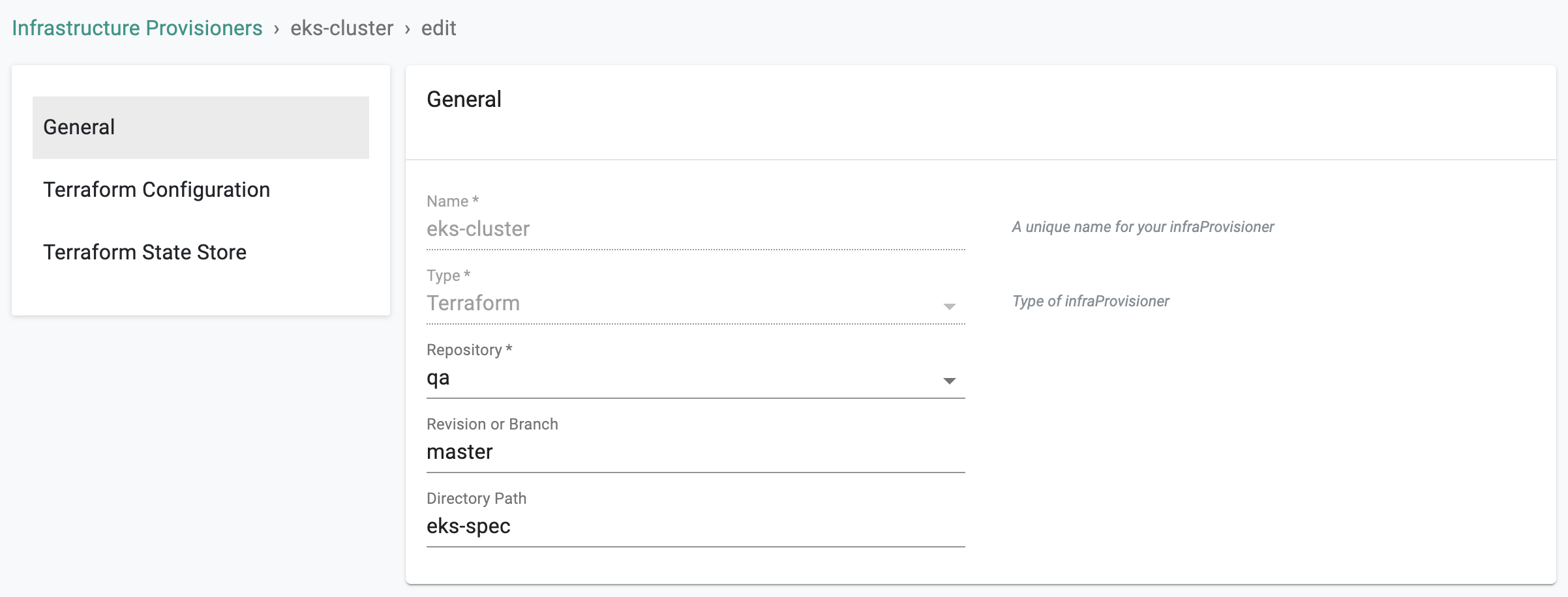 General Settings