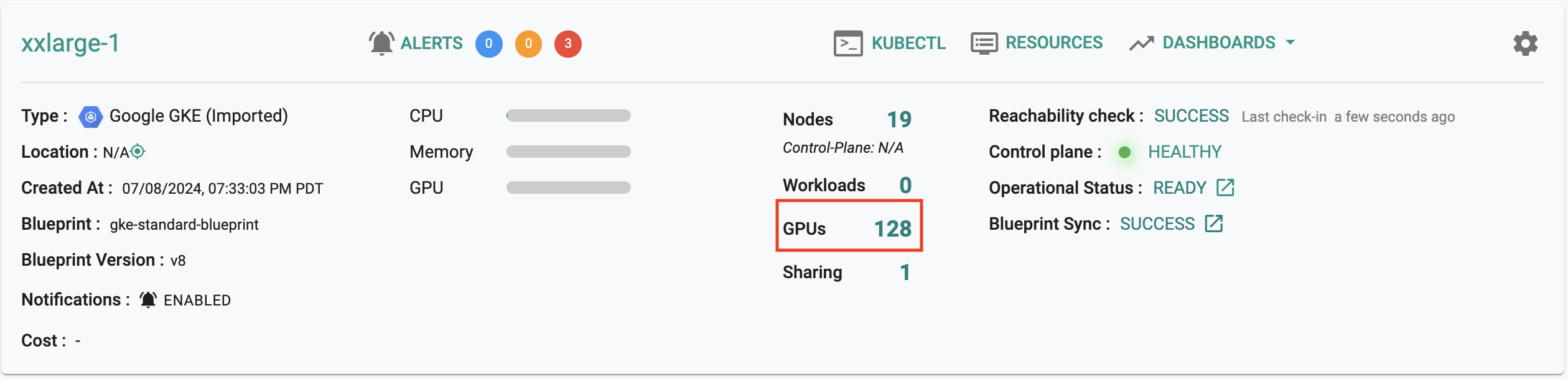 Large Dedicated GPU Cluster