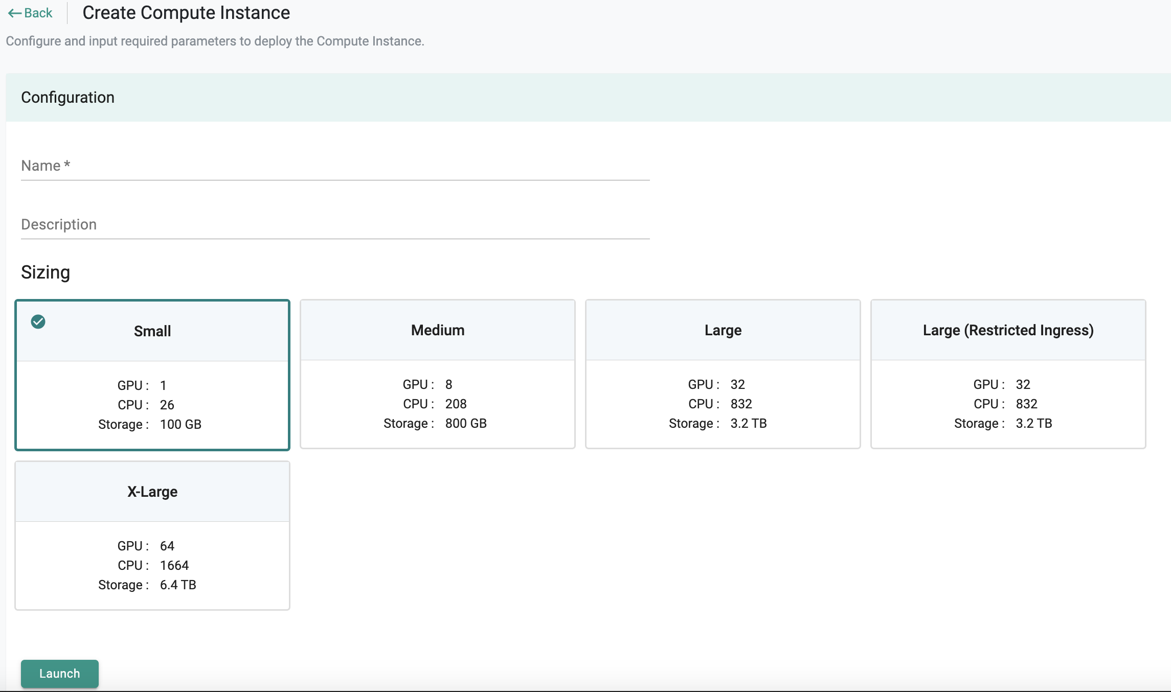 Create Compute Instance