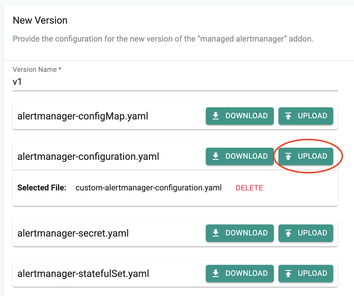 Custom AlertManager