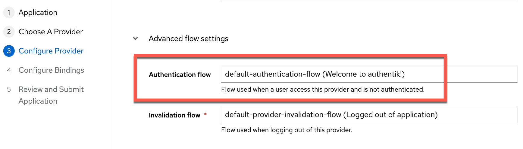 Configure Provider