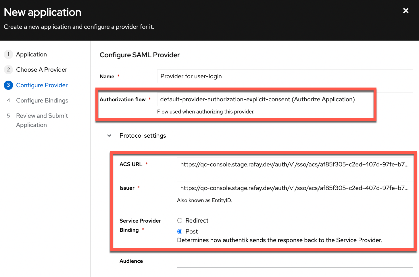 Configure Provider
