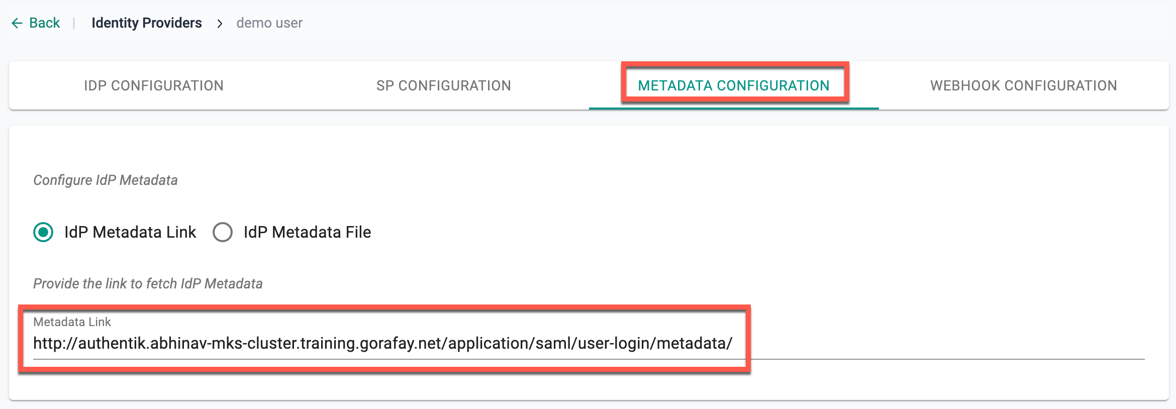 Create App Integration