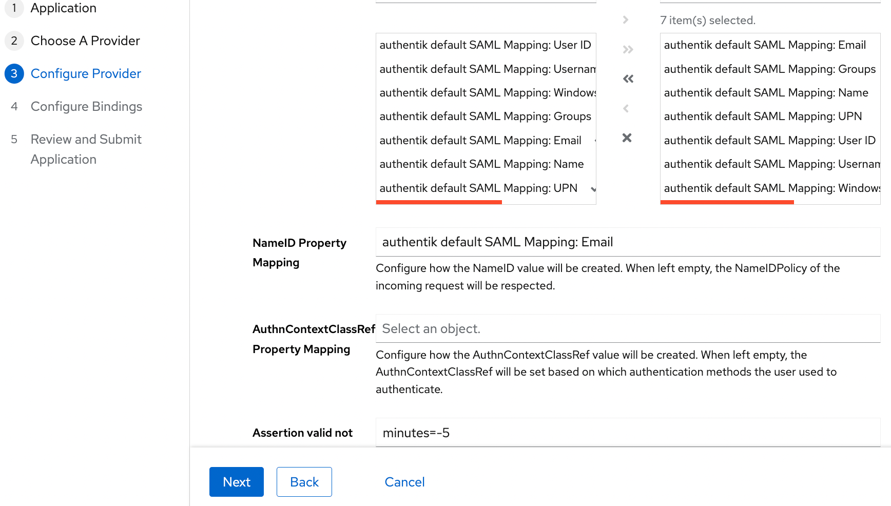 Configure Provider