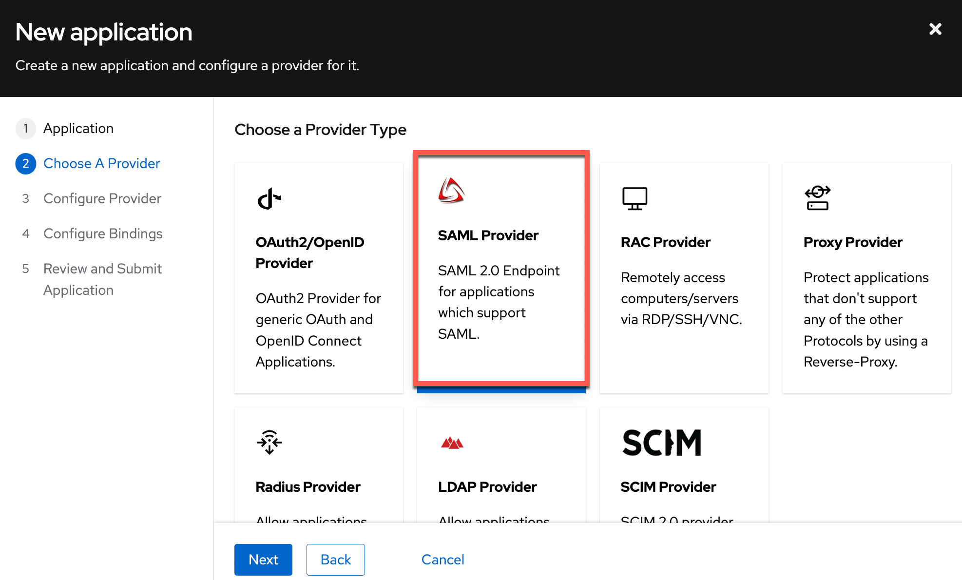 Create IdP