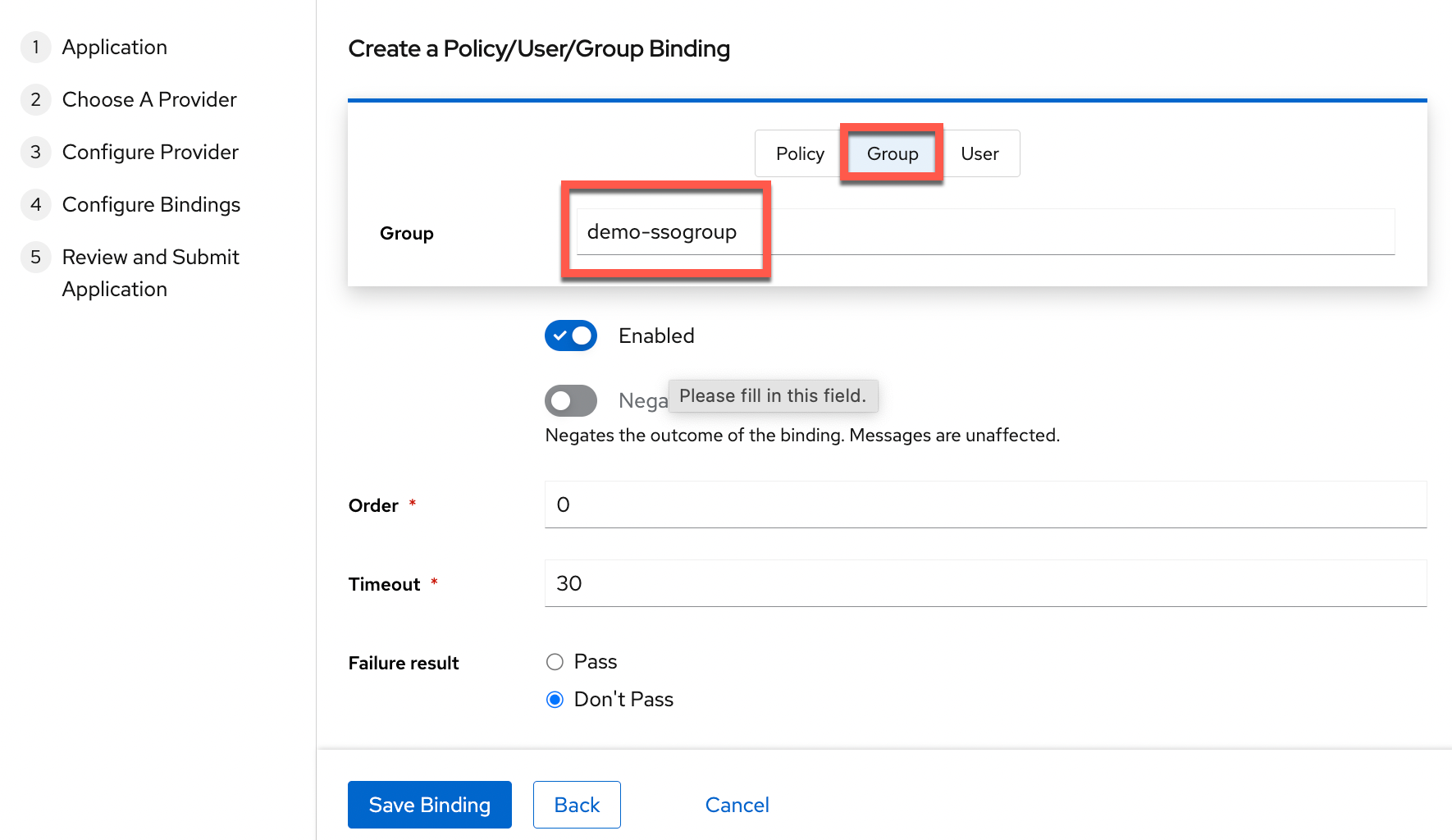Configure Provider