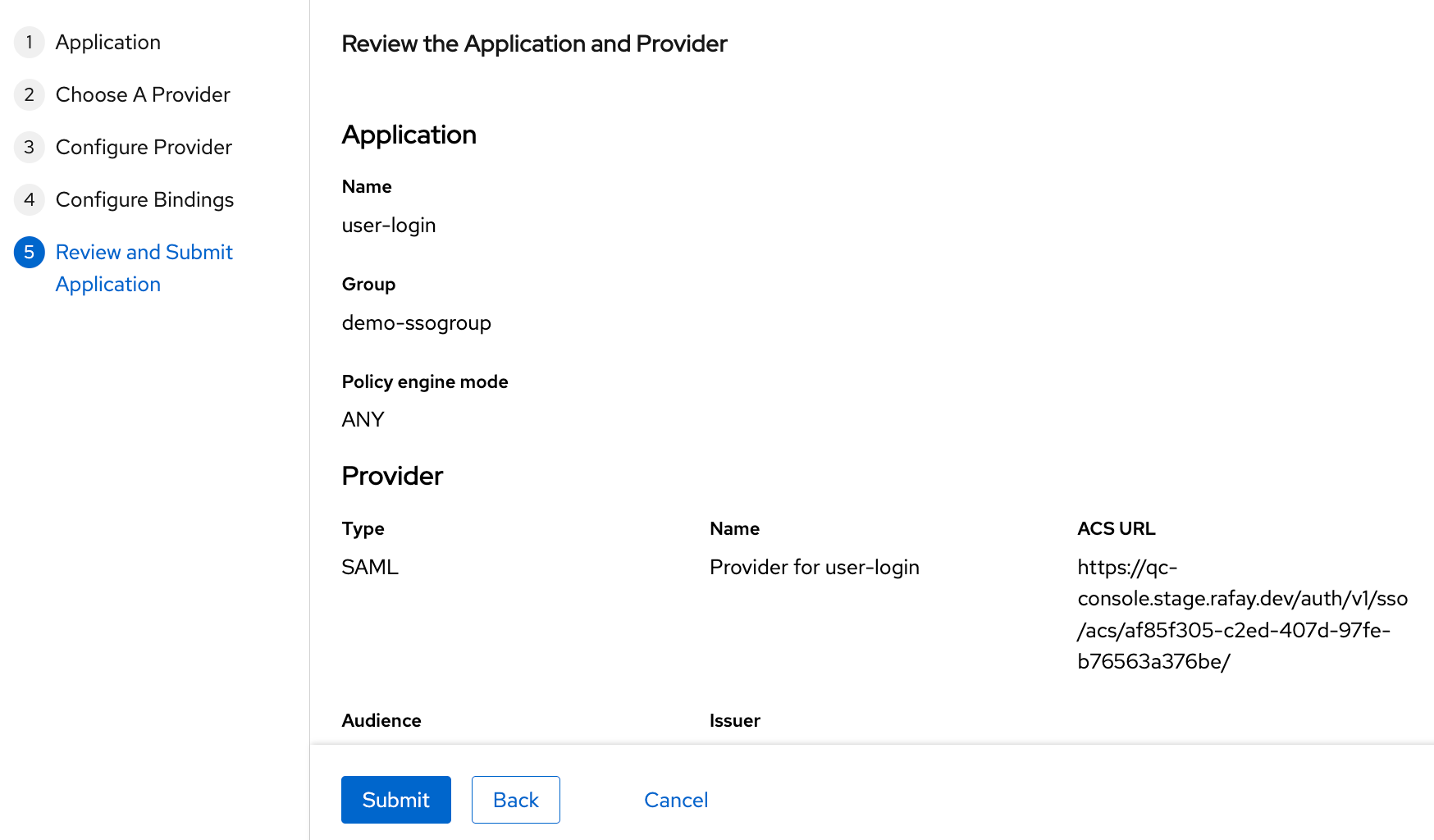 Configure Provider