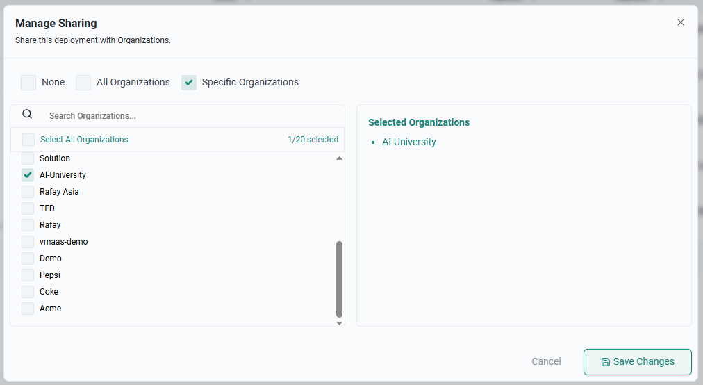 Model Deployment Sharing