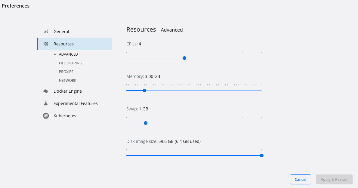 Resources for Docker Desktop