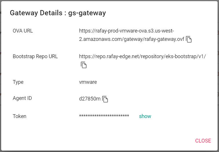 Gateway Details