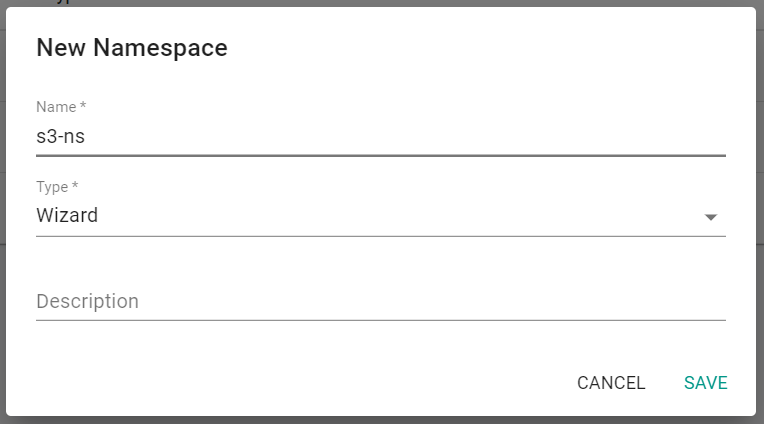 New Object Namespace