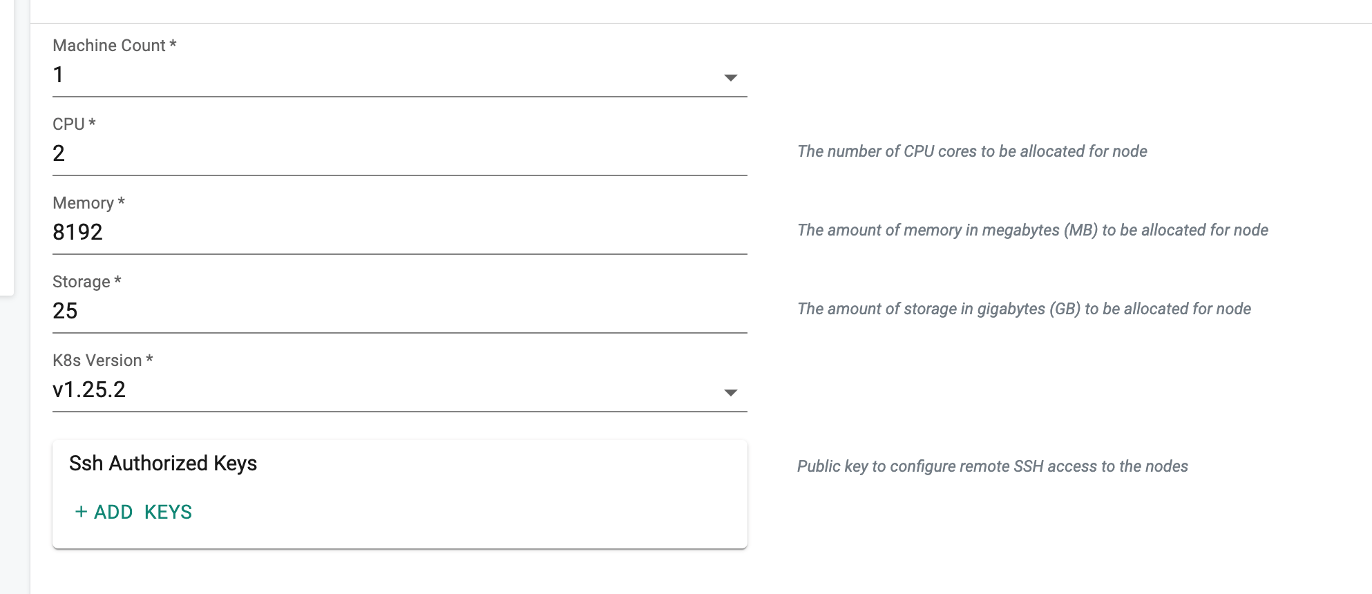 Custom Node Sizing