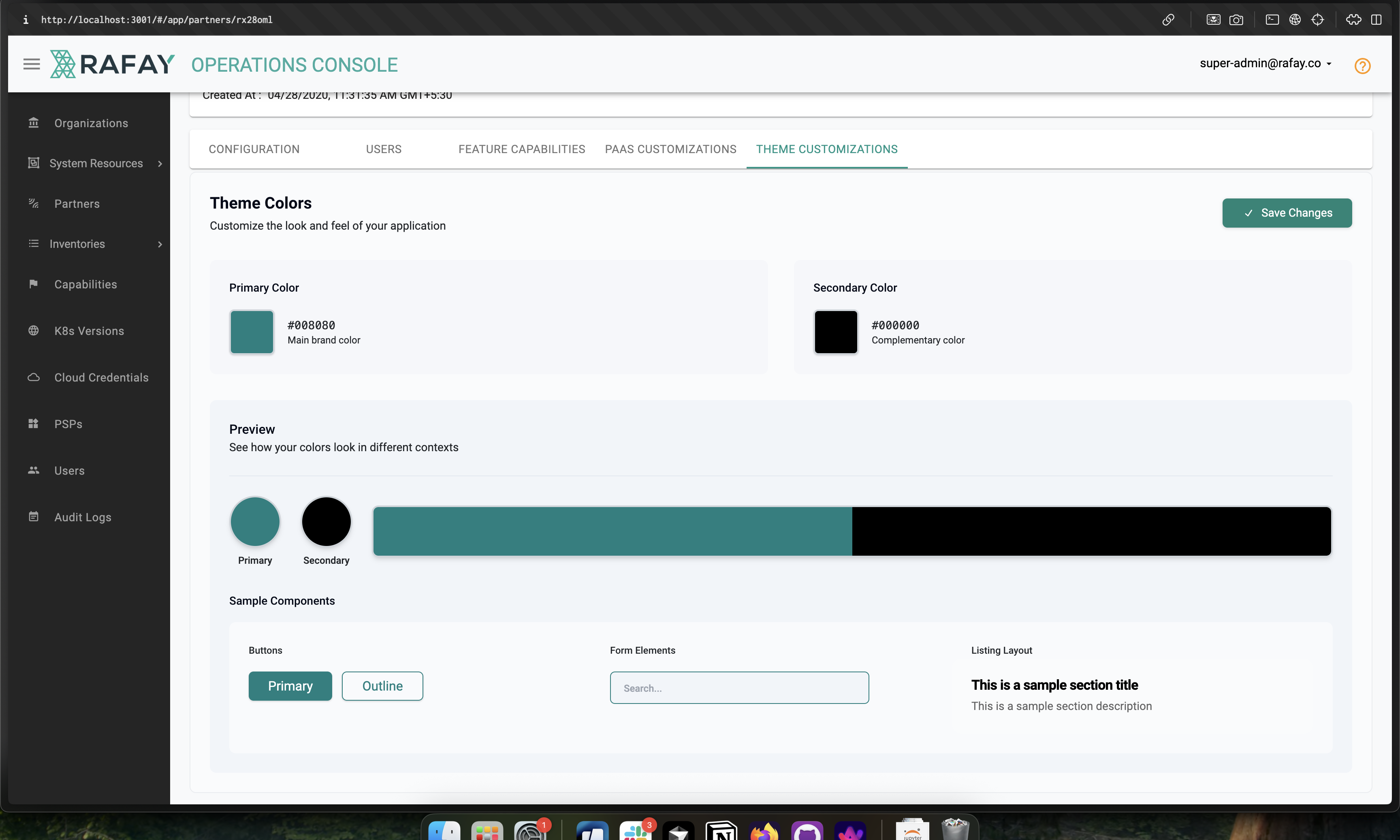 Theme Support