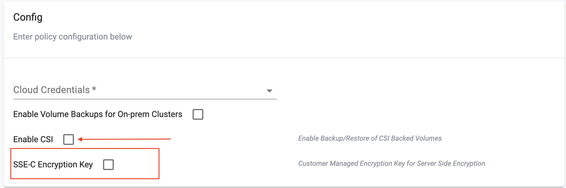 SSE Encryption Support