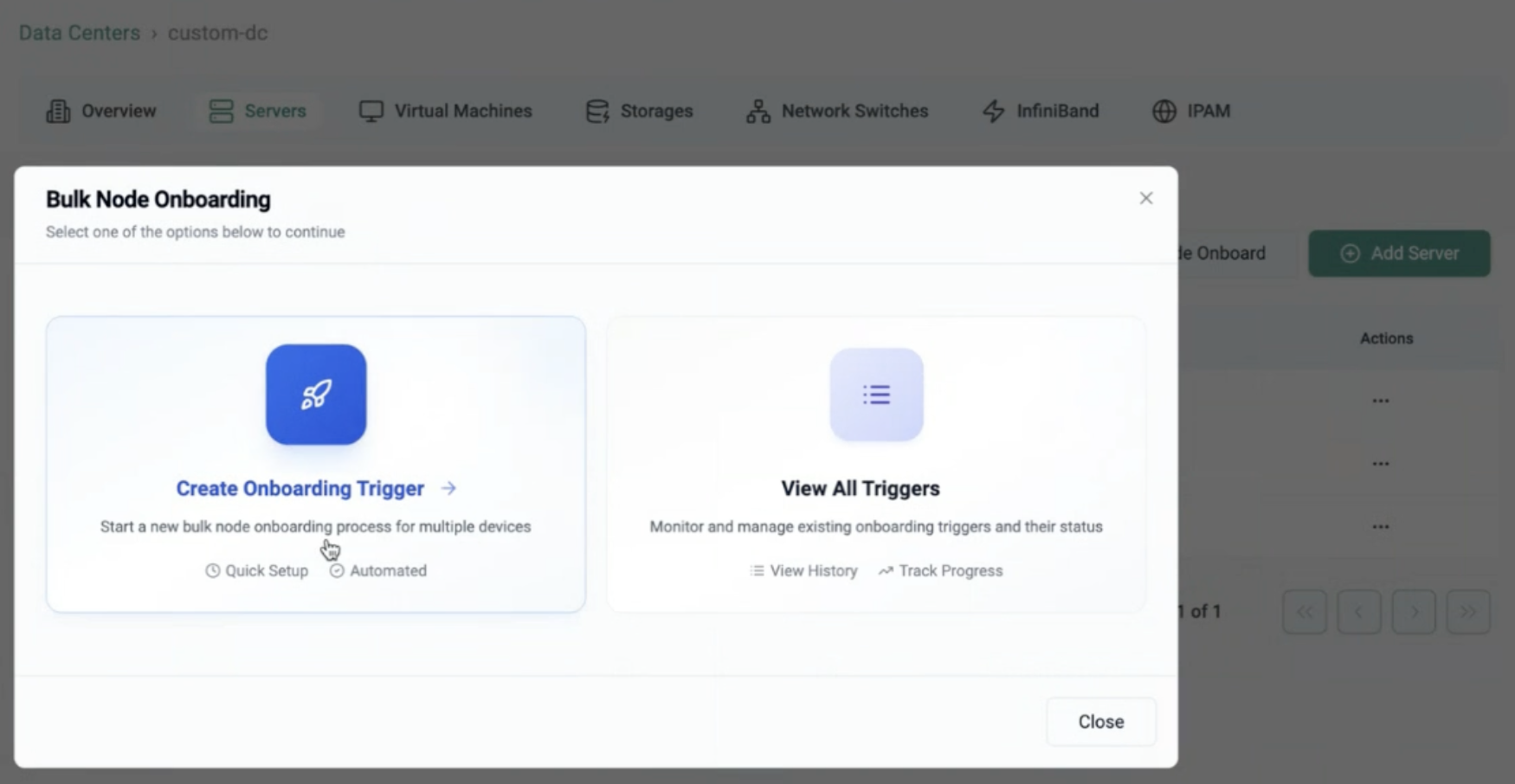 Bulk Node Onboarding for VMs