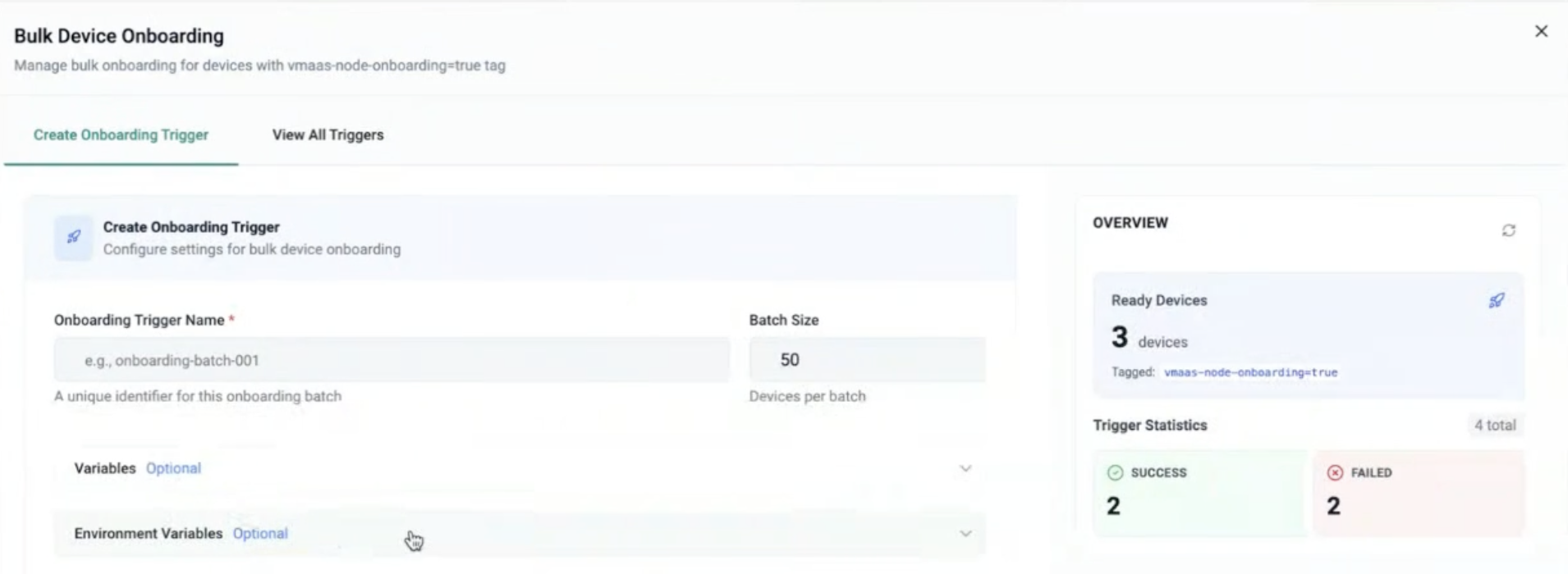 Bulk Node Onboarding for VMs