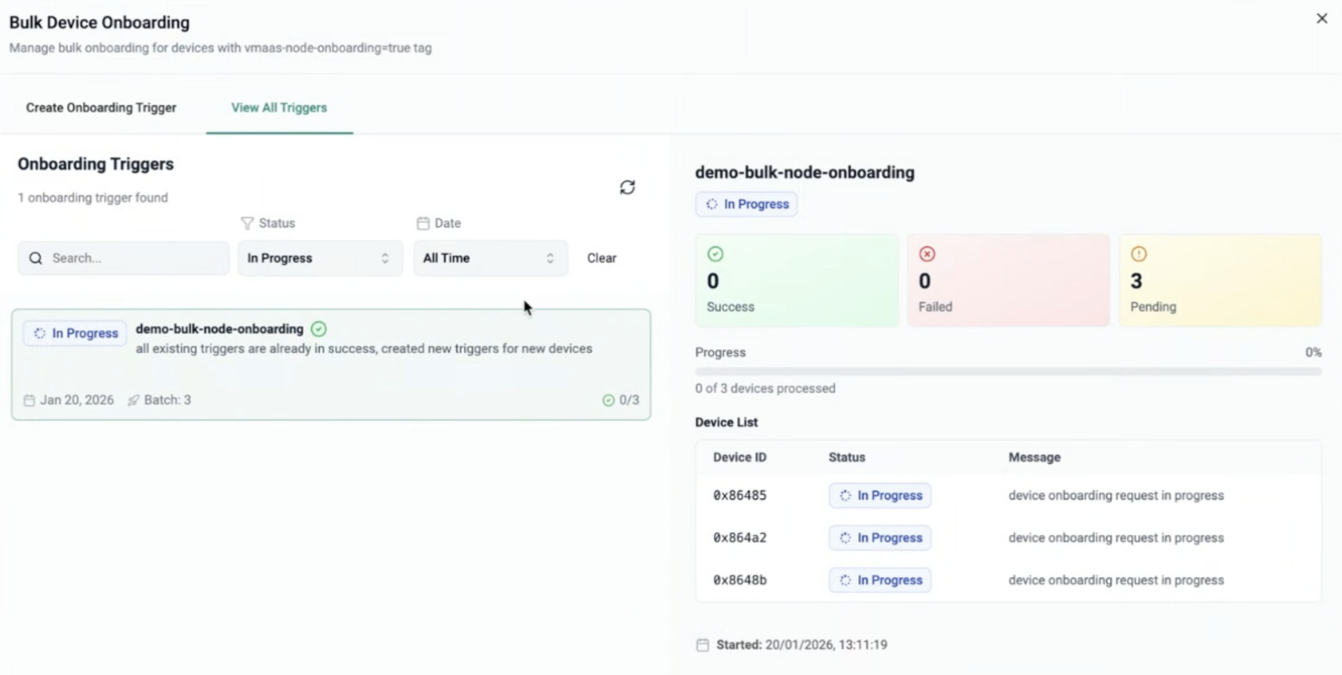 Bulk Node Onboarding for VMs