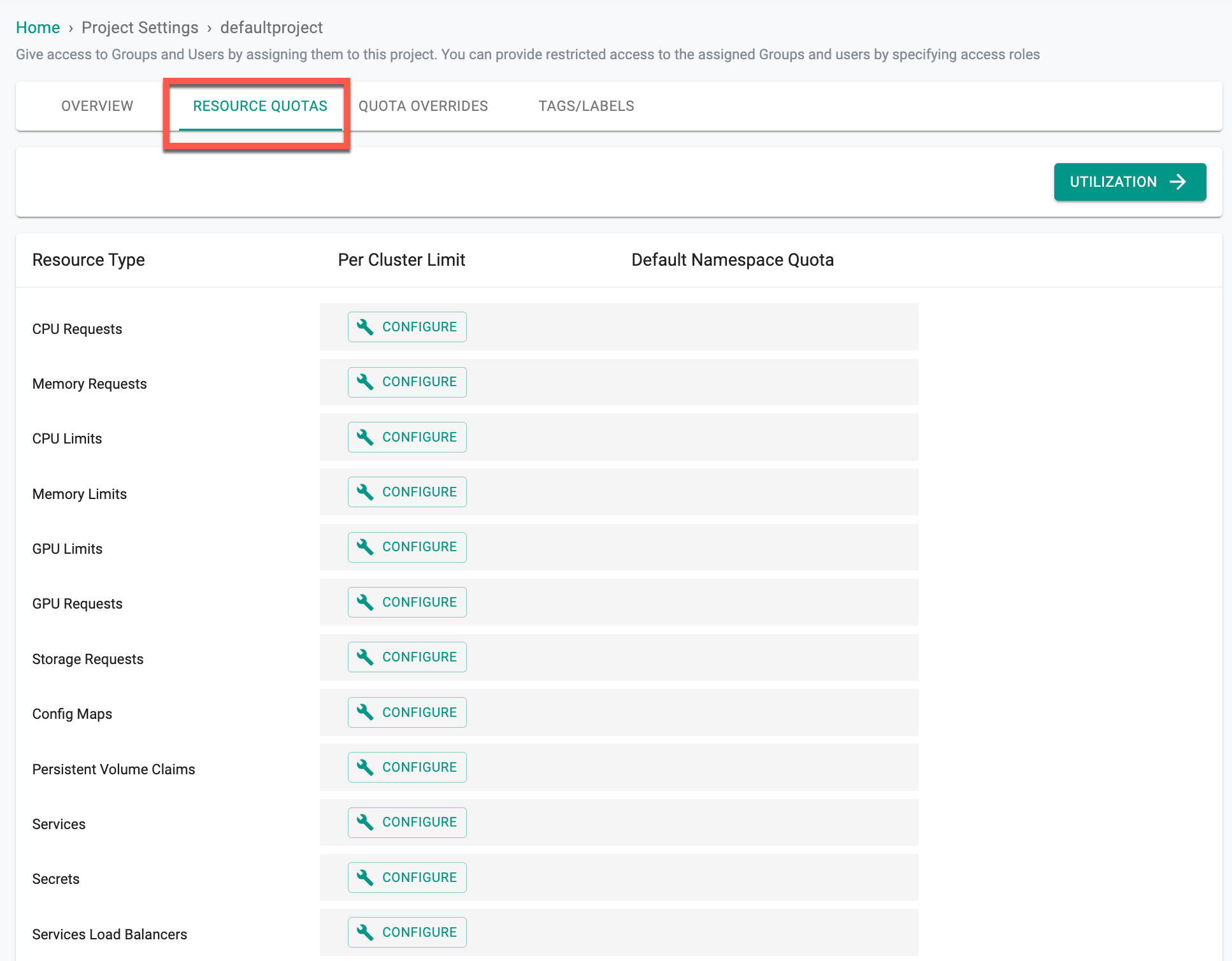 Project Dashboard