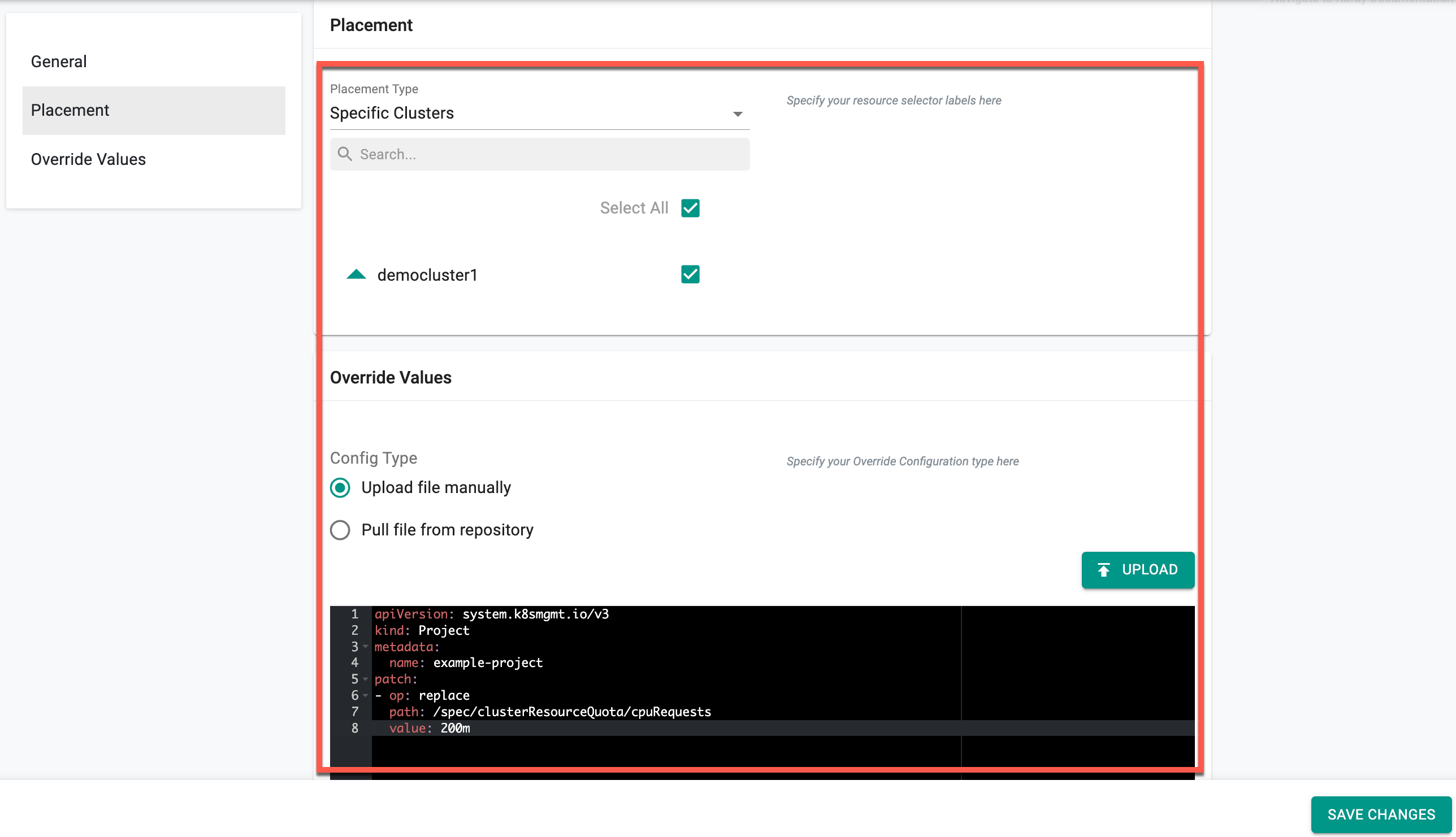 Resource Quotas for Namespaces