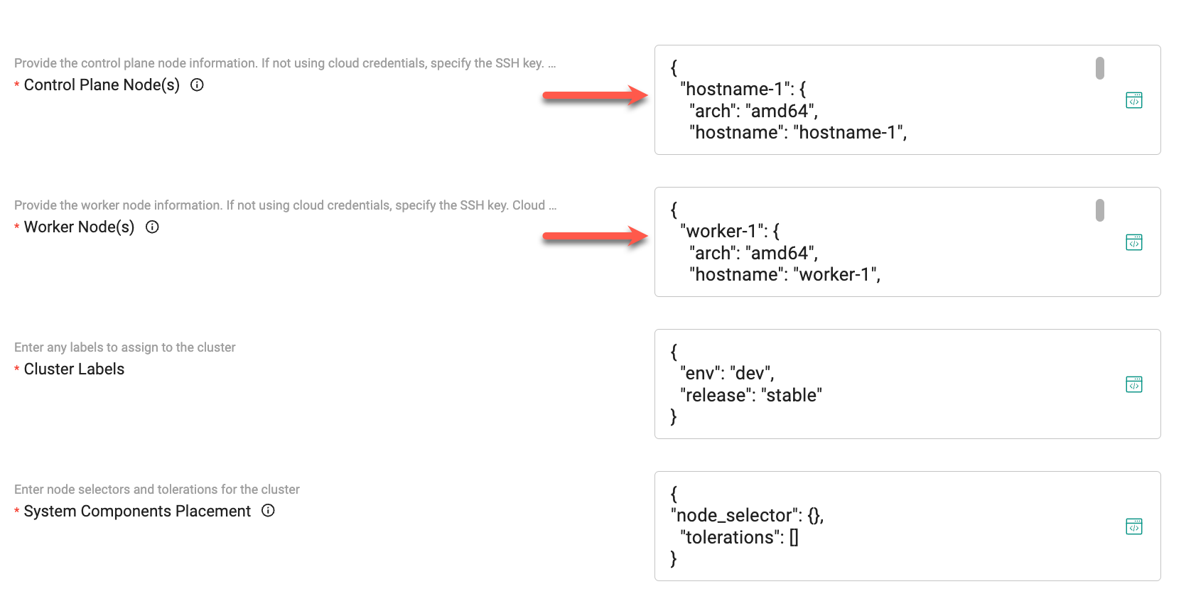 Node Configuration