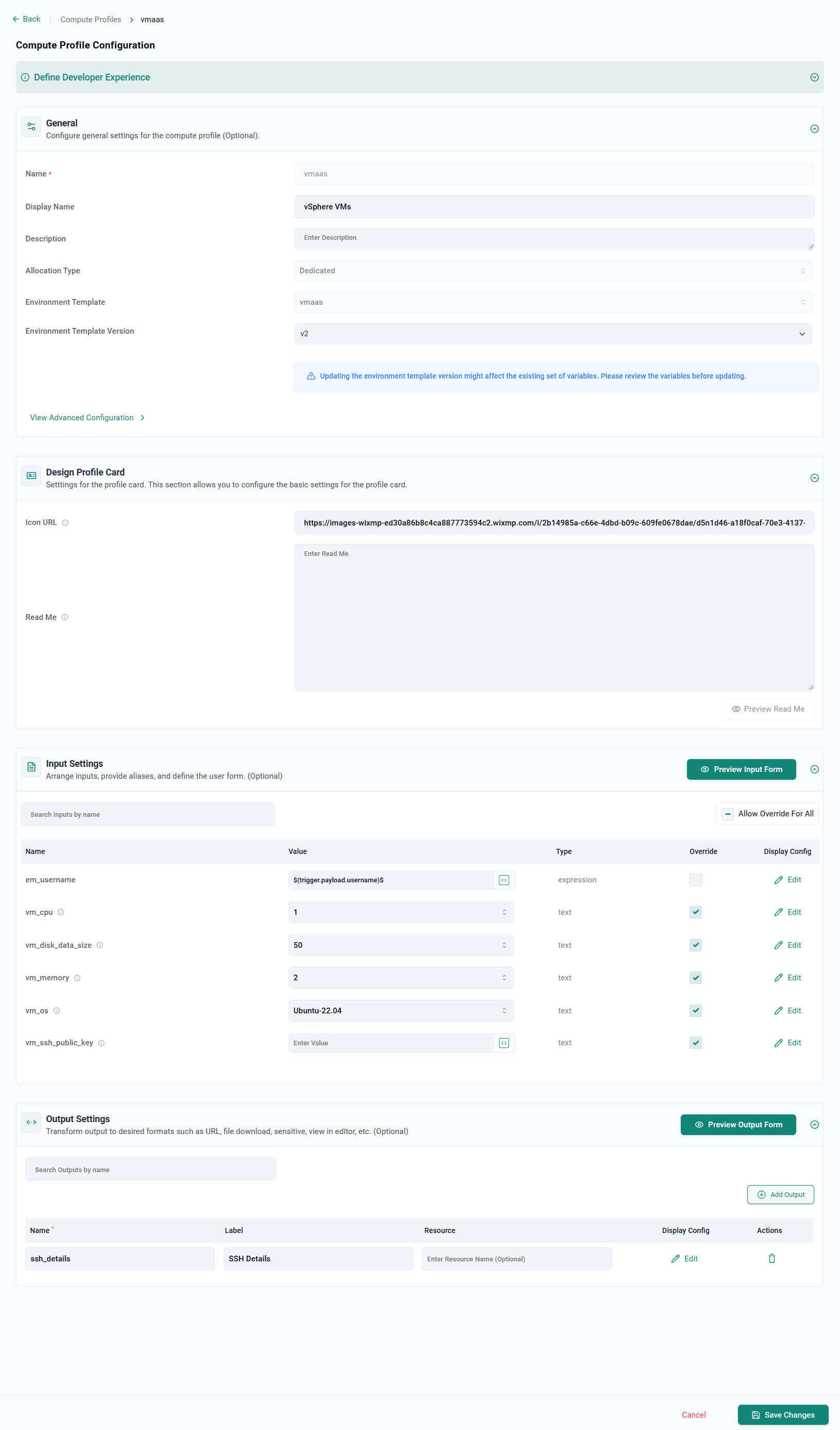 Create Profile