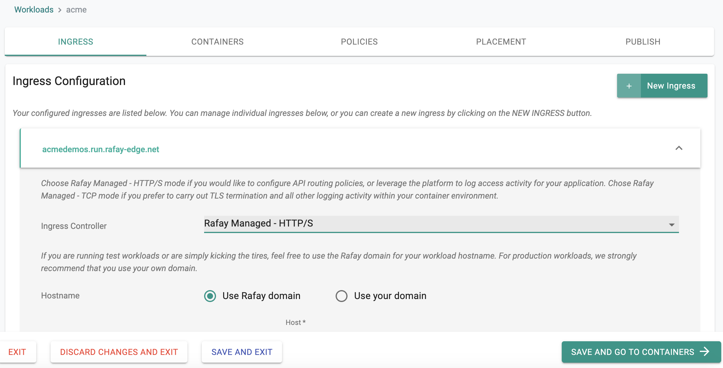 Configure Ingress